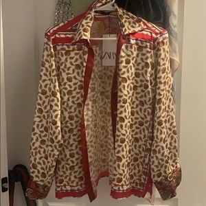 Zara Paisley Blouse